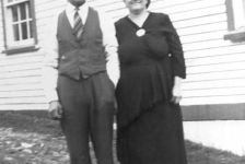 210: Marg Norman and her husband Pete Norman. (circa 1960) [courtesy of Della (Norman) O'Leary]  - Peter son of Frederick Norman &amp;amp; Mary Ellen Martin; Marg daughter of Thomas Norman &amp;amp; Jane Traverse